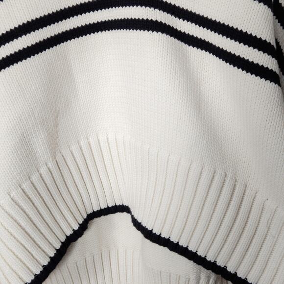 NEW Solid & Striped Women’s The Lola Chunky Sweater Nautical Old Money Size XL - Picture 4 of 9